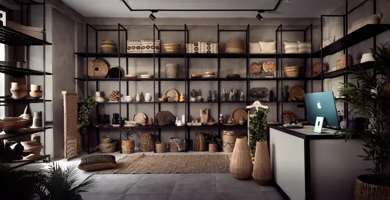 Home Decor Shop Displays, Interior Design Store Fixtures – custom retail display image 7