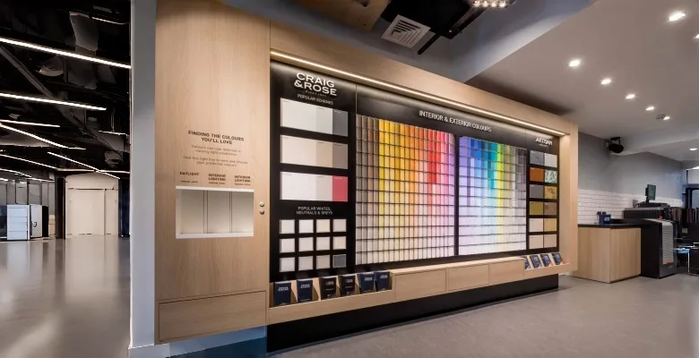 Paint Shop Design, Displays Store Fixtures – custom retail display image 7
