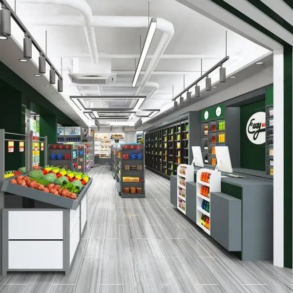 Supermarket Displays, Grocery Store Fixtures Equipment – Interior Design image 1