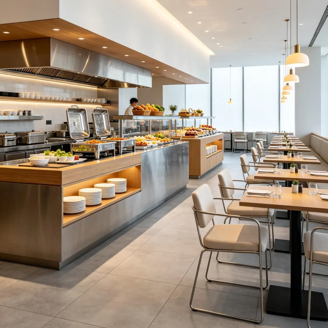 Restaurant Bar Interior Design | Hospitality Designer – Warm Natural‑Vintage Space with Greenery & Soft Lighting Dinner Resta