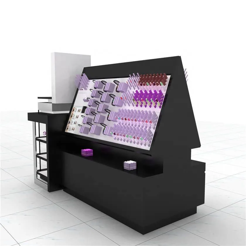 Cosmetic Makeup Display Stand Unit For Cosmetic Retail Shops – custom retail display image 2