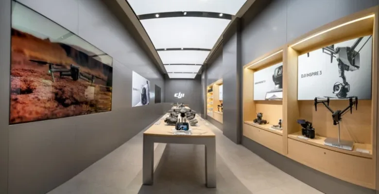 DJI-NYC_5thAve_Interior_02 Drone Store Design, Displays Table Furniture – custom retail display image 9