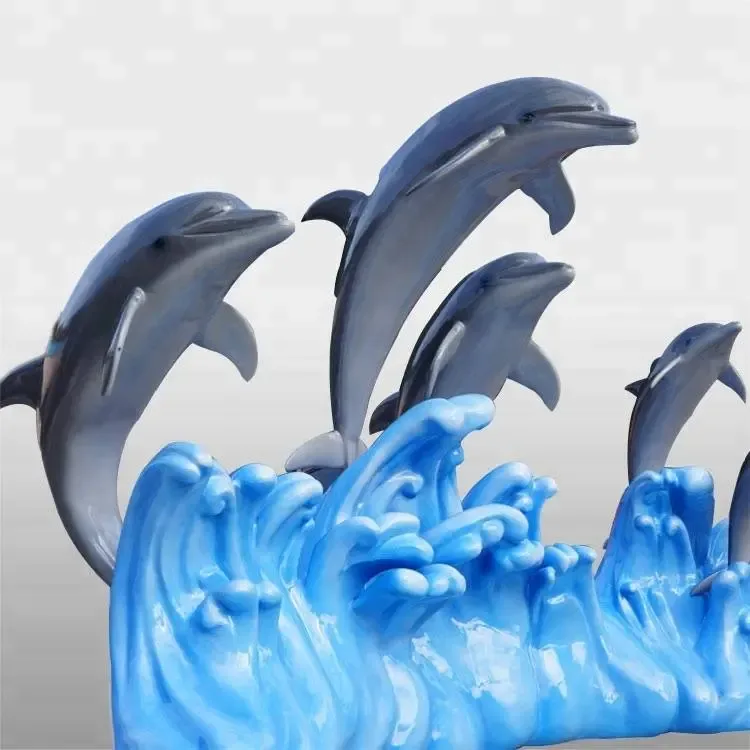 Large Dolphin Statues Sculptures For Sale | Outdoor – custom retail display image 1