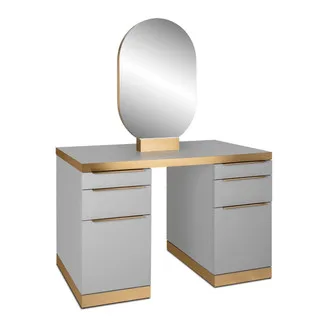 Double-Sided Barber Salon Styling Stations With Mirror – custom retail display image 46