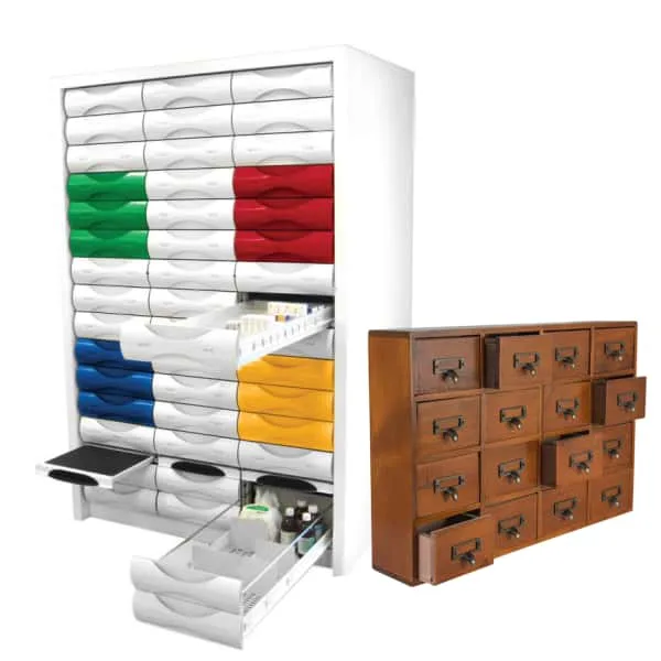 Pharmacy Drug Store Fixtures, Displays Furniture – Phamacy Drawers image 6