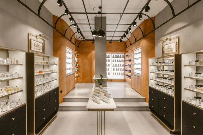 Perfume Shop Design, Decoration Displays – custom retail display image 1