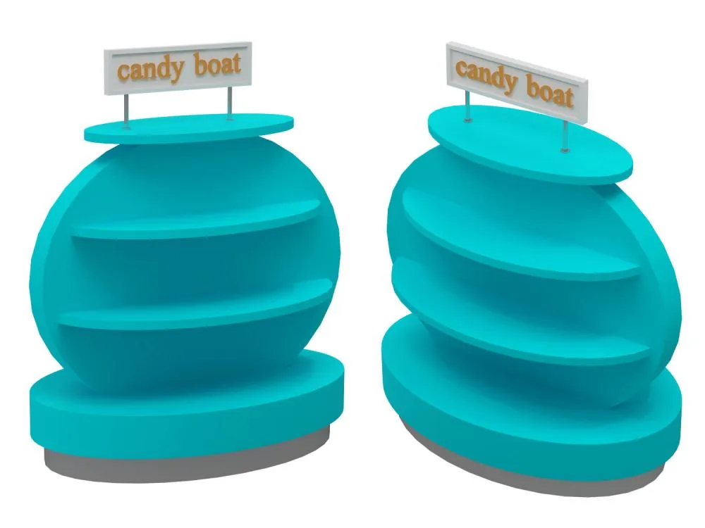 Candy Display Stands, Racks Tiers For Candy Shop Retail – custom retail display image 116