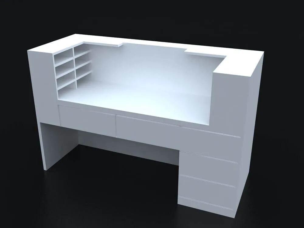 Small Reception Desks – custom retail display image 21