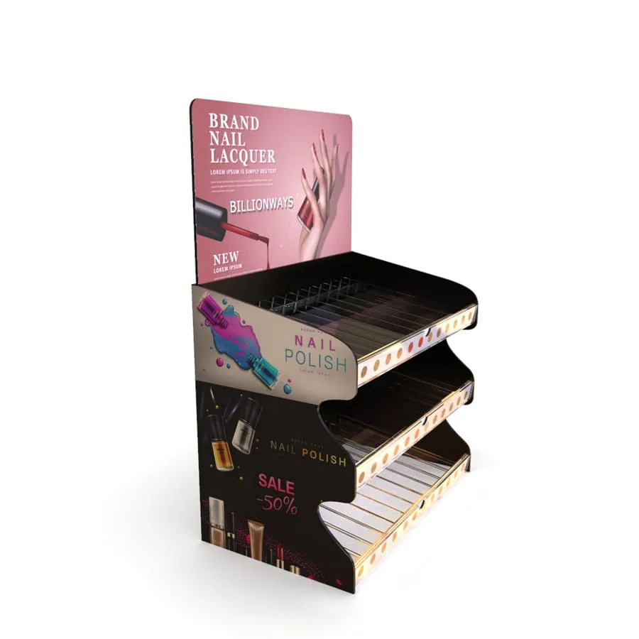 Cosmetic Makeup Display Stand Unit For Cosmetic Retail Shops – custom retail display image 64