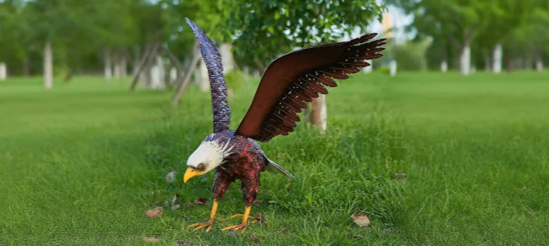 Large Outdoor Eagle Statues Sculptures For Sale – custom retail display image 2