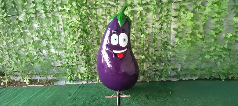 Eggplant Sculptures Statues For Sale | Fiberglass – custom retail display image 15