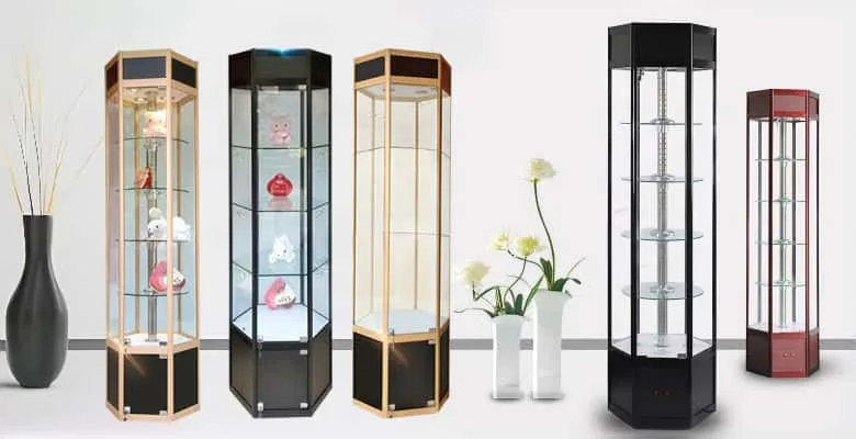 Rotating Display Cases, Showcases Cabinets | Glass Acrylic – custom retail display image 26