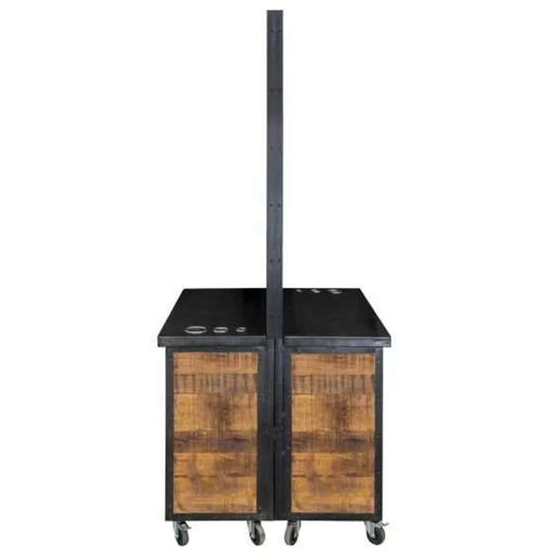 Double-Sided Barber Salon Styling Stations With Mirror – custom retail display image 33