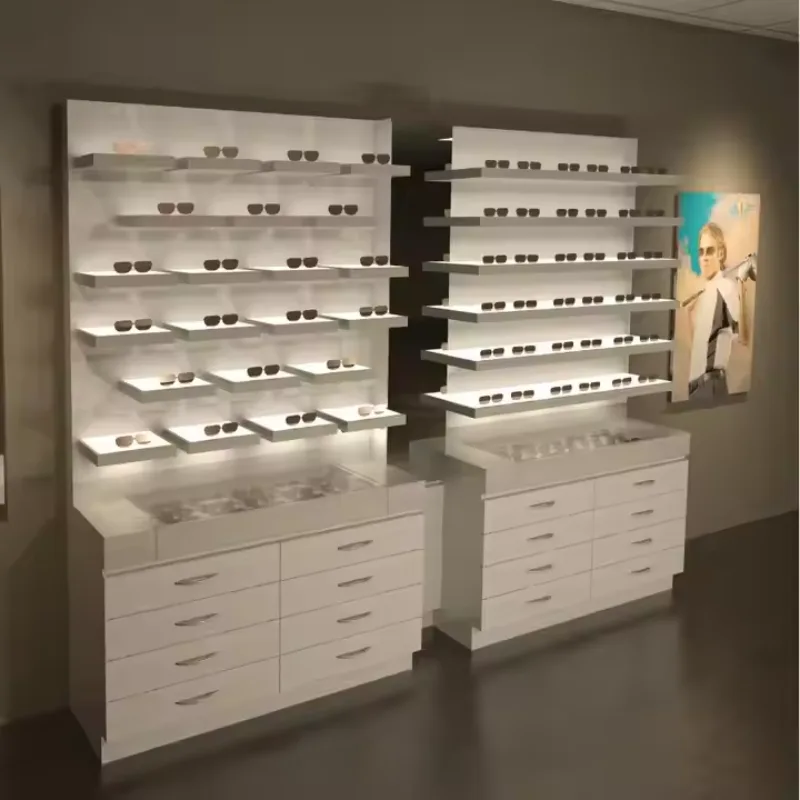 Optical Sunglass Display Cabinet | Eyewear Showcase – custom retail display image 9