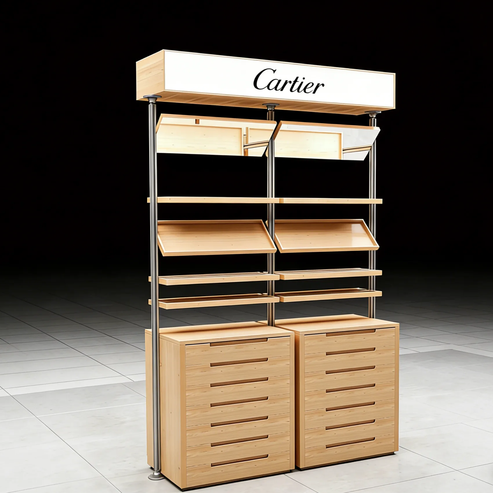 Optical Sunglass Display Cabinet | Eyewear Showcase – custom retail display image 2