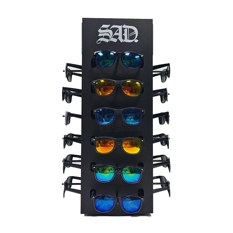 4-Way Rotating Sunglasses Display Stand | High-Impact Countertop Acrylic Showcase — view 2