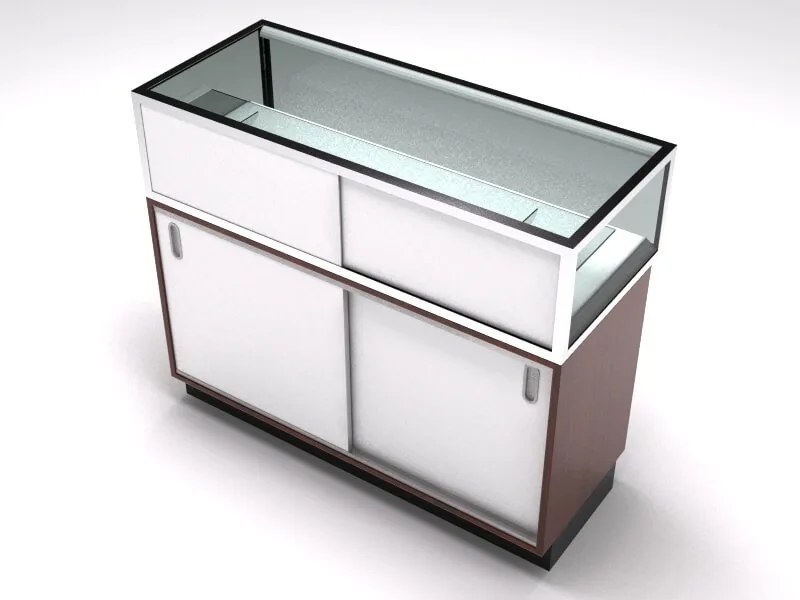 Elegant and luxurious jewelry display showcase custom watch display stand — view 2