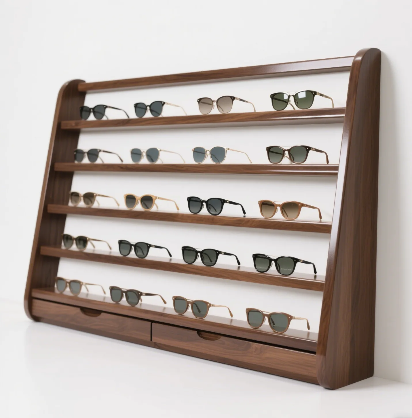 Optical Sunglass Display Cabinet | Eyewear Showcase – custom retail display image 25