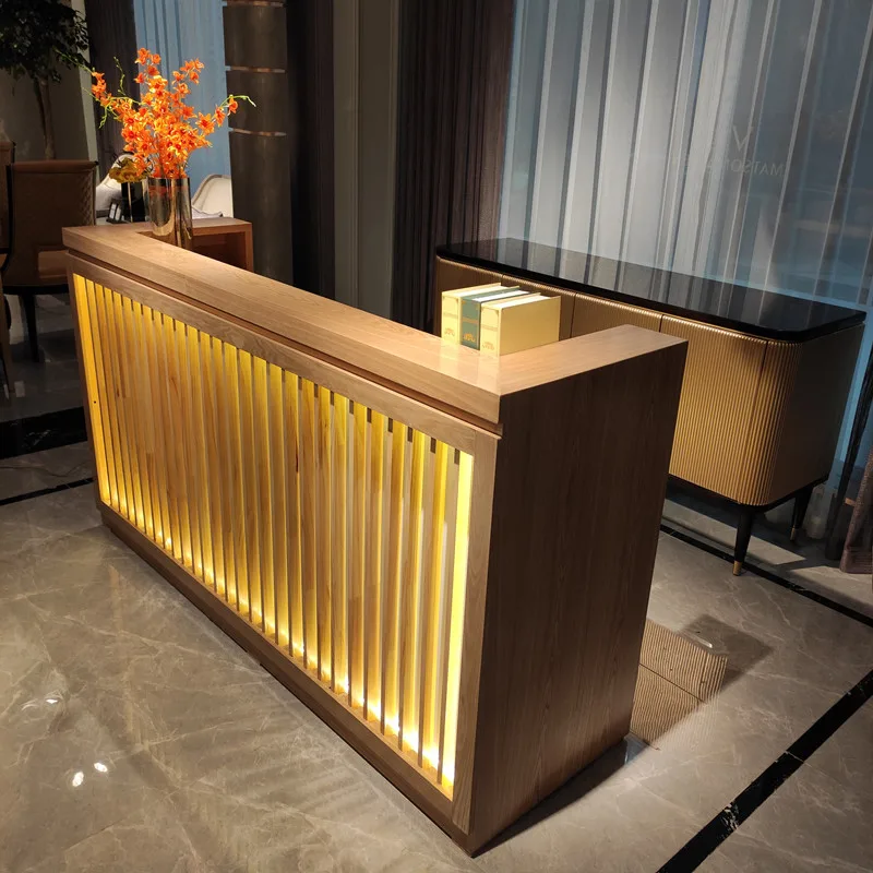 Hair Salon Barbershop Reception Desks For Sale – custom retail display image 5