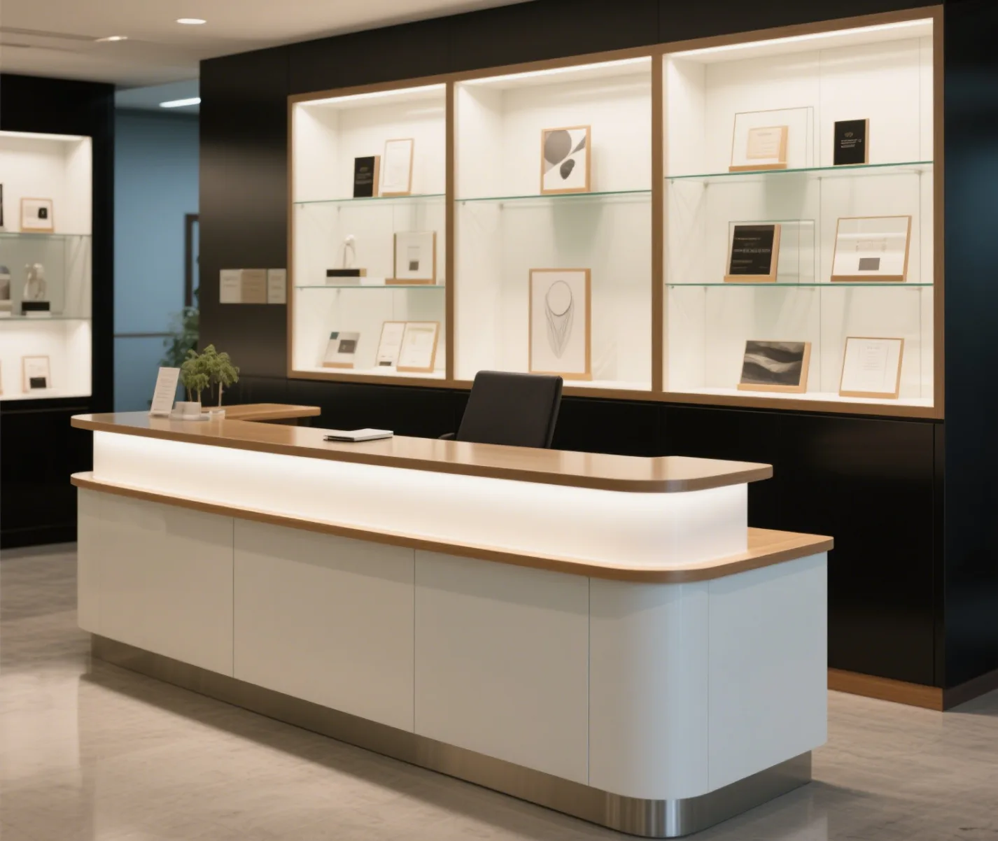 Custom Reception Desk, Counter Welcome Table For Sale – custom retail display image 92