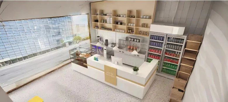 Fast Food Restaurant Counter (1) Fast Food Restaurant Counters Serving Counters For Sale – custom retail display image 9