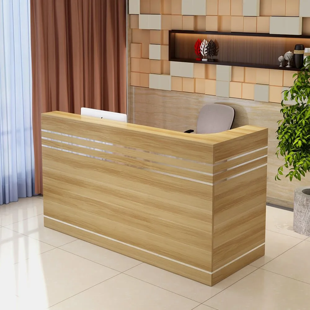 Wood Reception Desks Counters – custom retail display image 100