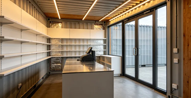 Shipping Container Shop – custom retail display image 18