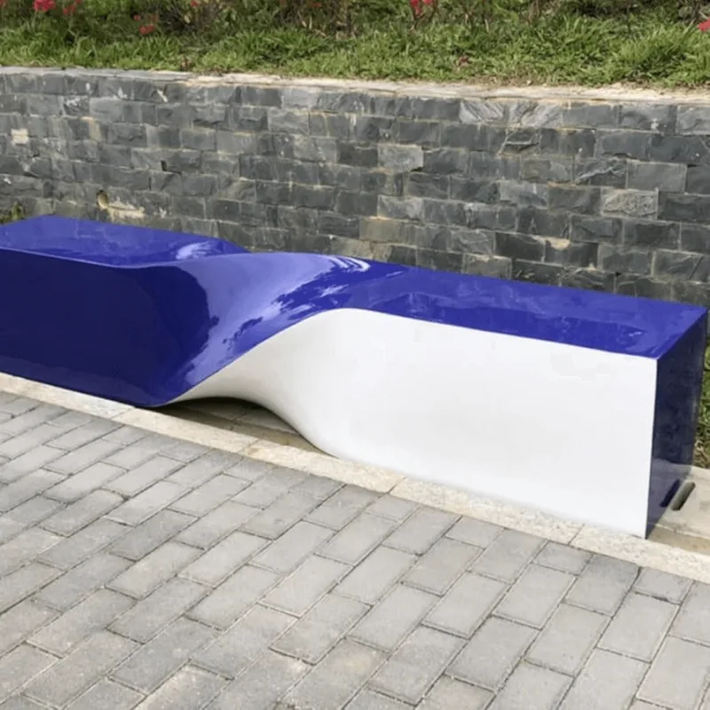 Garden Park Bench For Sale | Outdoor Fiberglass Bench Seat – custom retail display image 84