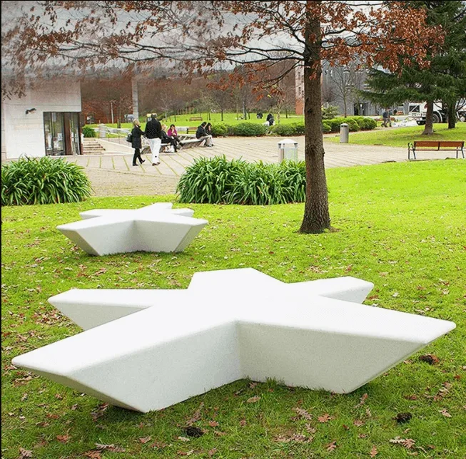 Garden Park Bench For Sale | Outdoor Fiberglass Bench Seat – custom retail display image 86