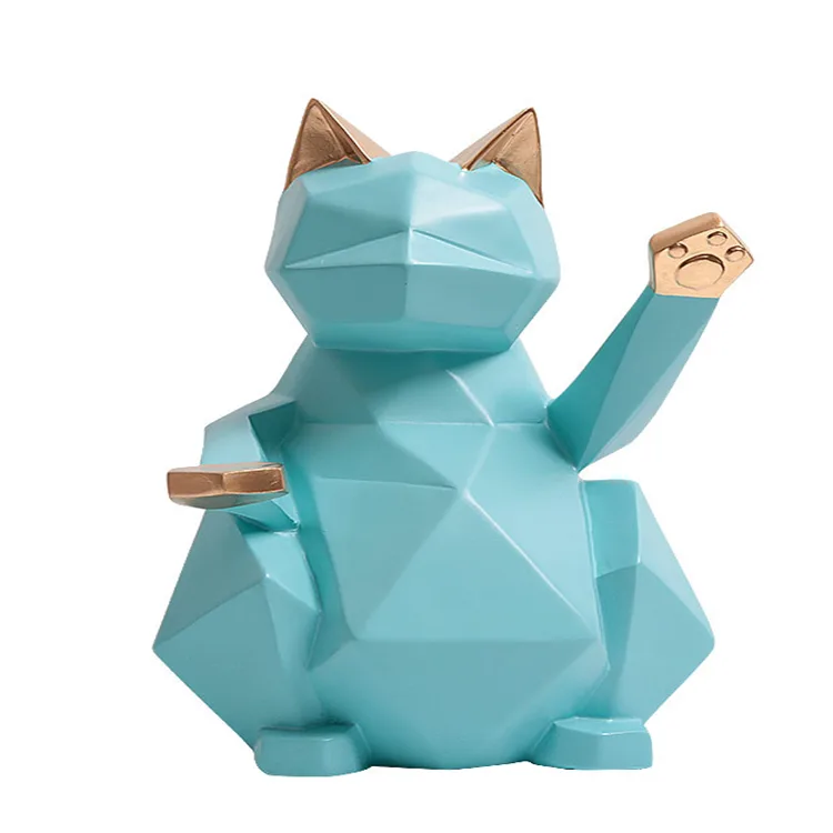 Fiberglass Cats Statues Sculptures For Outdoor Garden Ornaments. – custom retail display image 5