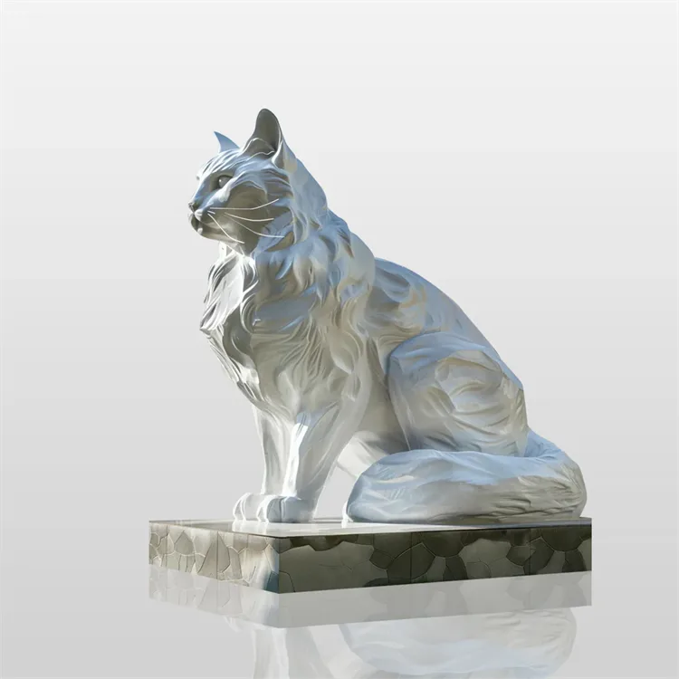 Fiberglass Cats Statues & Sculptures2 (1) Fiberglass Cats Statues Sculptures For Outdoor Garden Ornaments. – custom retail display image 51