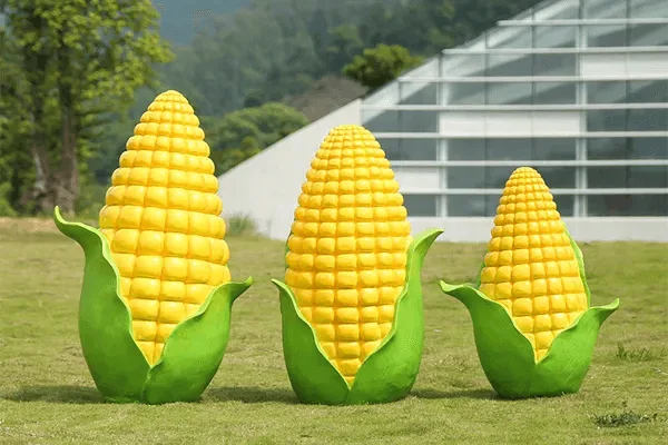 Fiberglass Corn Statues Sculptures For Sale – custom retail display image 27