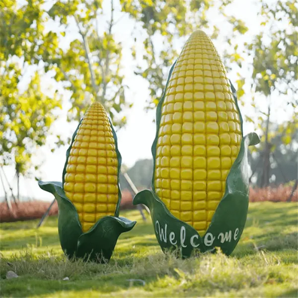 Fiberglass Corn Statues Sculptures For Sale – custom retail display image 25
