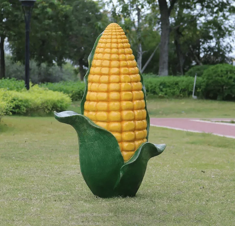 Fiberglass Corn Statues Sculptures For Sale – custom retail display image 2