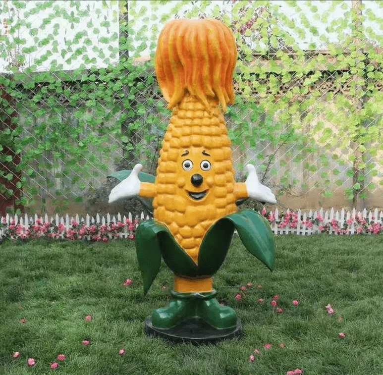 Fiberglass Corn Statues Sculptures For Sale – custom retail display image 3