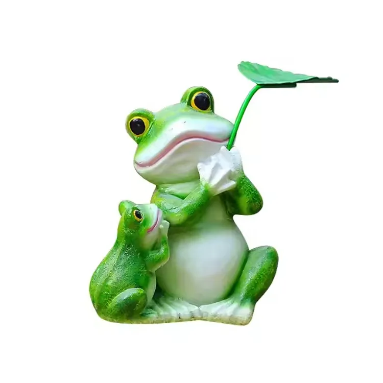 Frog Toad Statues, Figurines Sculptures For Garden | FRP – custom retail display image 3