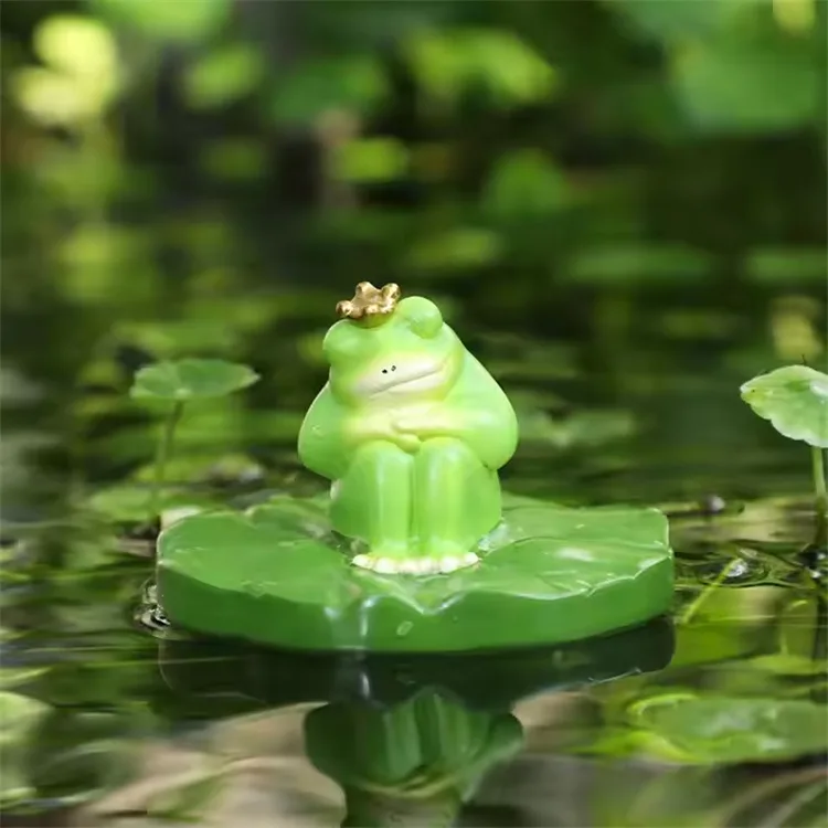 Frog Toad Statues, Figurines Sculptures For Garden | FRP – custom retail display image 4
