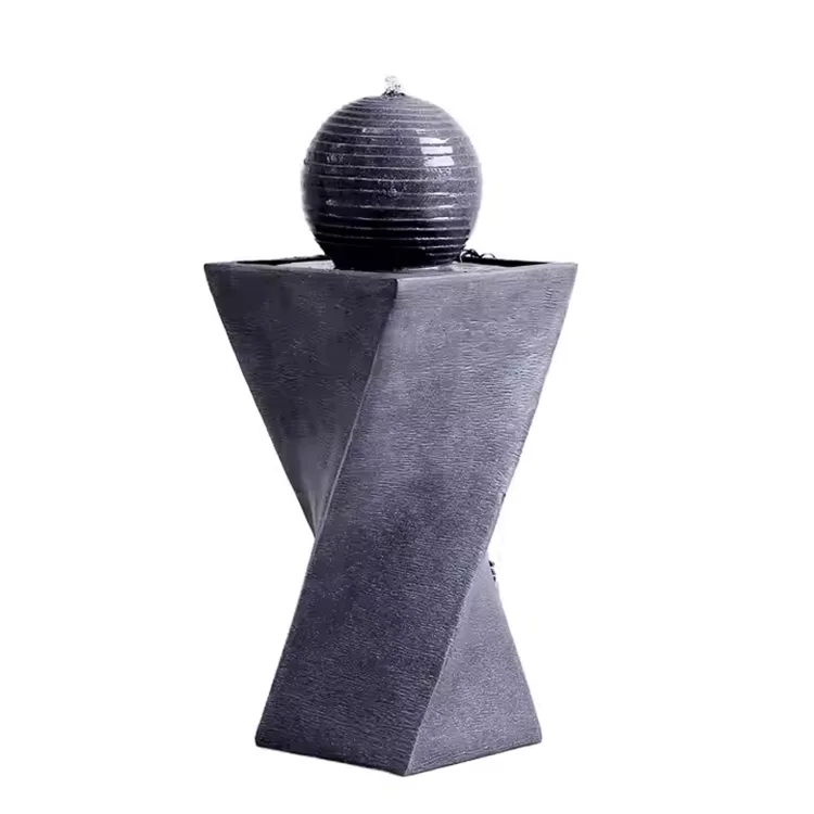 Custom Fiberglass (FRP) Fountain Flowerpot Planters – custom retail display image 4