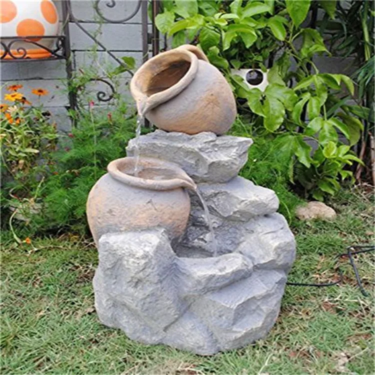 Custom Fiberglass (FRP) Fountain Flowerpot Planters – custom retail display image 17