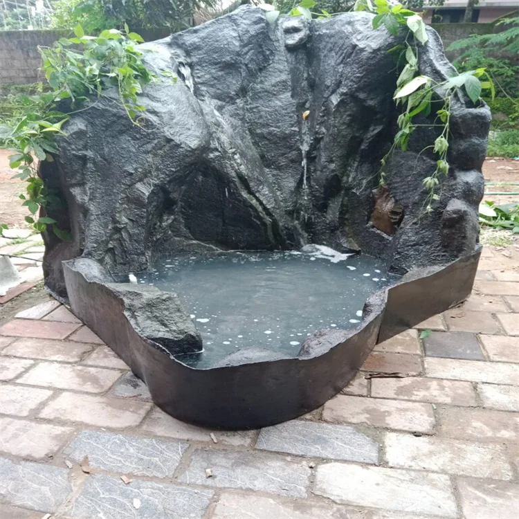Custom Fiberglass (FRP) Fountain Flowerpot Planters – custom retail display image 19