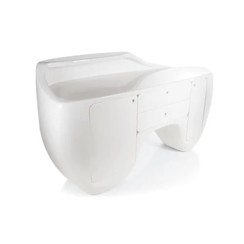 Fiberglass Reception Desk | Unique Modern – custom retail display image 4