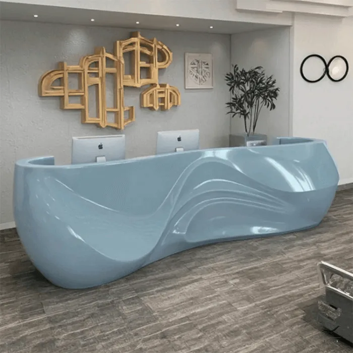 Hotel Reception Desks Counters – custom retail display image 43