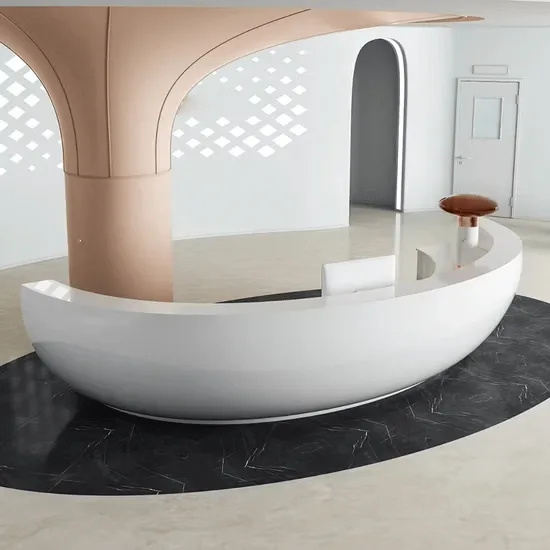 Custom Reception Desk, Counter Welcome Table For Sale – custom retail display image 154
