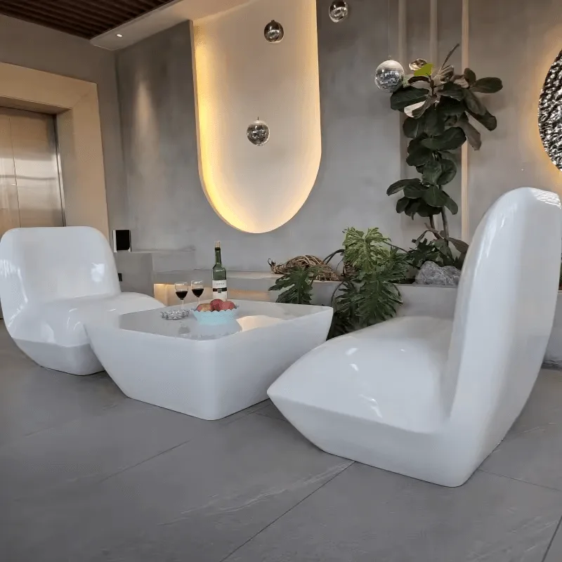 Fiberglass Sofa | FRP Lobby Seating, Chairs Benches – custom retail display image 3