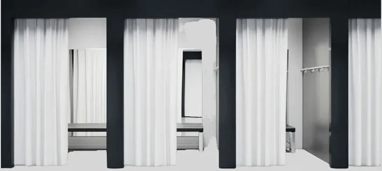 Fitting Room for Sale | Boutique Dressing Room with Mirrors – custom retail display image 4