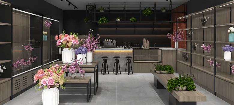 Flower Shop Design, Rack Displays Store Fixtures – custom retail display image 11