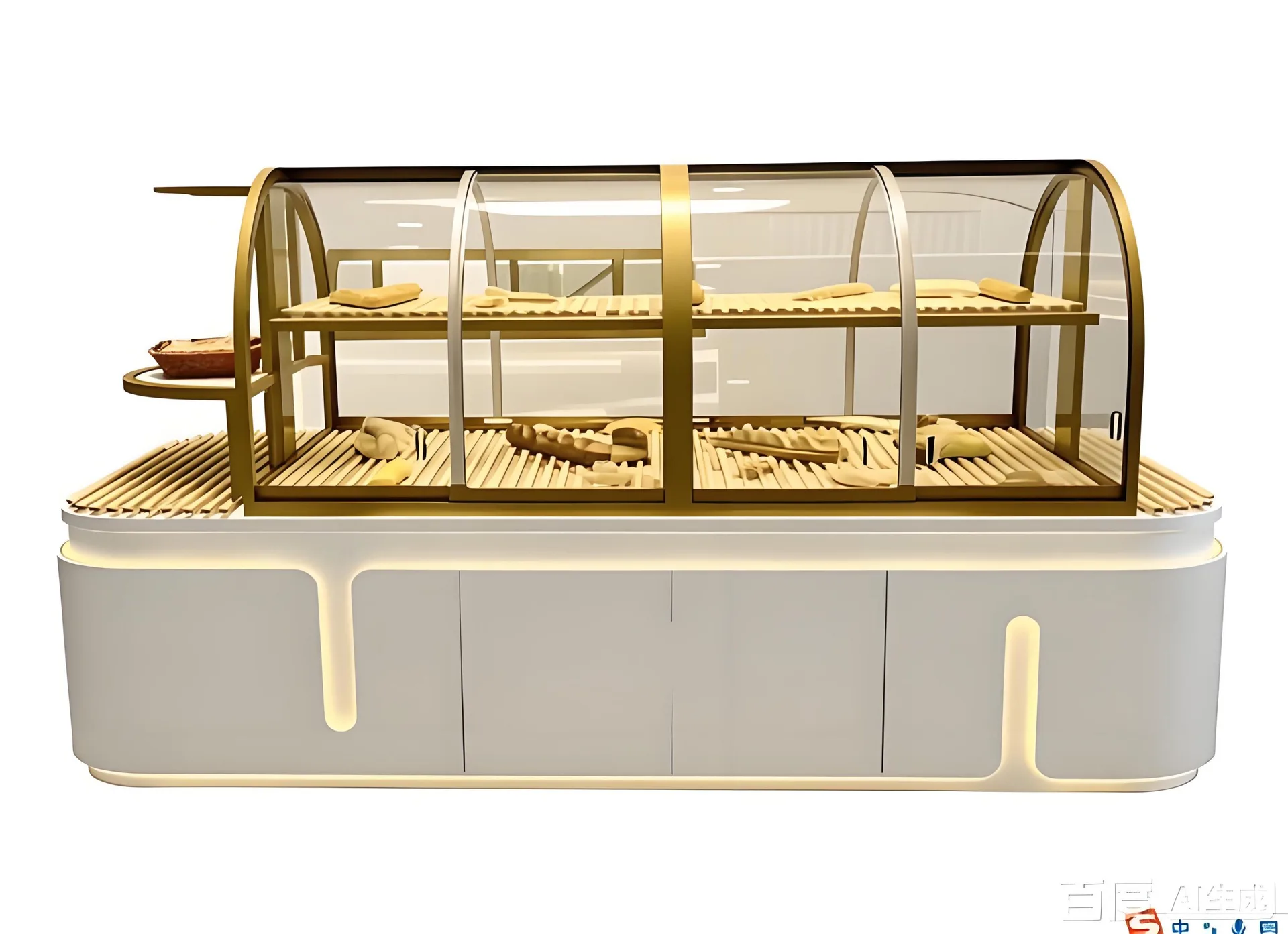 Bread Display Stand For Bakery Pastry Displays – custom retail display image 9