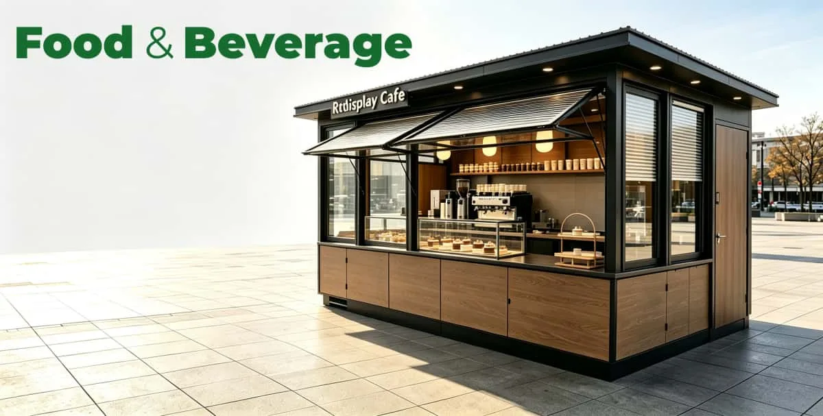 Outdoor Kiosk Booth For Sale | Custom Design – custom retail display image 27
