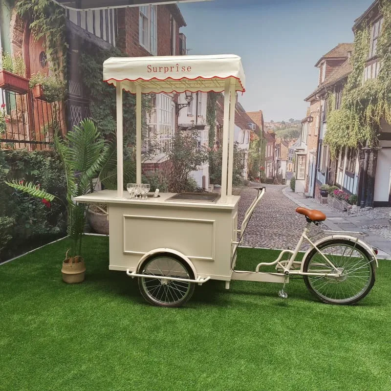 Food Bike For Sale | Ice Cream Coffee Bike – custom retail display image 18