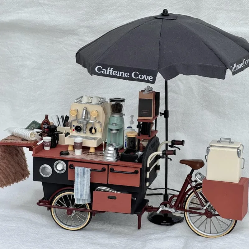 Food Bike For Sale | Ice Cream Coffee Bike – custom retail display image 14